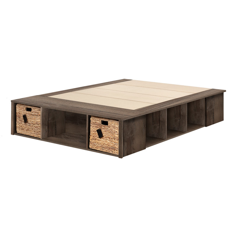 Avilla low profile storage platform bed discount